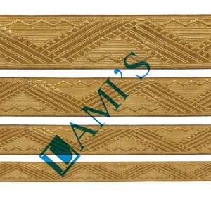 Fil de métal français en gros, tresse dorée, tresse Mylar personnalisée, tresse de dentelle Laurex métallique pour la décoration - Product Image 5