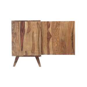 Gabinete de buffet de madera maciza moderno para sala de estar Madera natural con tres cajones y puerta grande para muebles del hogar o la escuela - Product Image 6