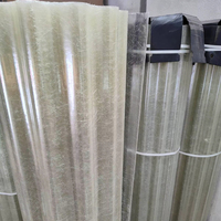 Rouleaux ondulés translucides en polyester renforcé de fibre de verre FRP