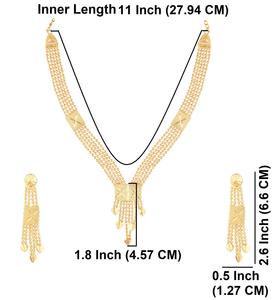 อินเดียเครื่องประดับชุบทองชาติพันธุ์ดอกไม้แขวนบอลแต่งงานเจ้าสาวสร้อยคอต่างหูผู้ผลิตอินเดียชุดเครื่องประดับสําหรับผู้หญิง - Product Image 3