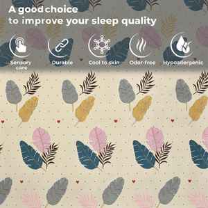 Juego de sábanas de algodón de calidad con estilo Estampado floral sólido Estilo clásico Cómodo e ideal para regalar 3 PCS - Product Image 3