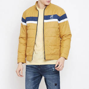 Veste d'hiver matelassée pour homme en polyester avec logo personnalisé, imperméable, pour usage extérieur, vente en gros - Product Image 5