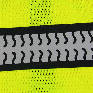 Hi-Vis Black Reflective Safety <b>Clothing</b> Custom High Visibility Reflective Security Vest with Pockets - Product Image 5