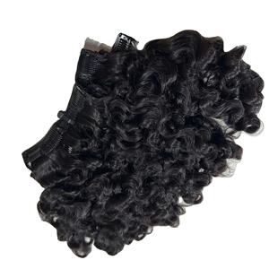 Paquete de ondas rizadas birmanas de cabello virgen Natural rizado Super doble dibujado crudo 100% extensiones de cabello humano vietnamita donante único - Product Image 5