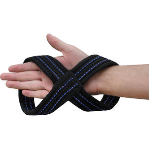 Reinforced Cotton Figure 8 <b>Lifting</b> <b>Strap</b> with Professional Protection Non-Slip Design <b>for</b> Heavy Duty Powerlifting Deadlifting - Product Image 4