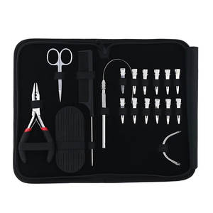 Meilleure vente Kit d'outils d'extension de cheveux de qualité Kit d'outils d'extension de cheveux professionnel en acier inoxydable pour salon de cheveux - Product Image 1