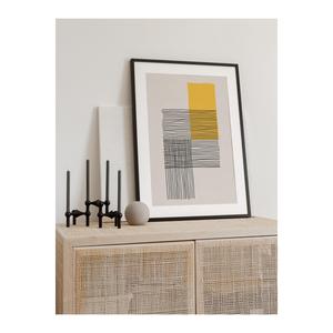 Pittura murale minimale ed estetica, Poster senza cornice, soggiorno, cucina e decorazione della parete dell'ufficio
