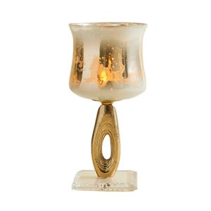 Brûleur d'encens en métal poli brillant - Product Image 1