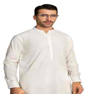 100% ropa informal de boda tradicional transpirable Salwar Kameez de algodón de alta calidad para hombres con tamaños personalizados disponibles para la venta - Product Image 1