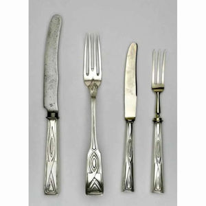 Ensemble de couverts élégant en acier inoxydable à poignée verte avec finition miroir, parfait pour les mariages, les repas à la maison et la vaisselle élégante - Product Image 5