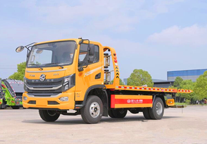 DONGFENG Nouveau Camion de Remorquage Manuel 1 Remorque 2 Voitures 4 Tonnes Plateau Plat Véhicule de Dépannage Routier Euro 5 en Promotion - Product Image 5