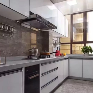 Isola Cucina Modulare in Acciaio Inox con Lavello e Piano di Lavoro, Cerniere Personalizzate, Arredamento Moderno, Produzione Guangdong - Product Image 2