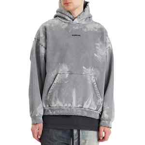 Sudadera con capucha de algodón orgánico 100% con logotipo personalizado de alta calidad para hombre - Product Image 4