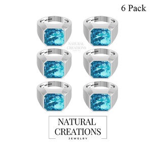 925 Sterling Silver Men's Classic Shattuckite Bezel Setting Octa <b>Cushion</b> Handmade Unique Gift Him Birthday Anniversary Party - Product Image 2