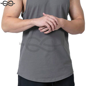 เสื้อกล้ามคอตตอนสำหรับผู้ชายเสื้อกล้ามสำหรับออกกำลังกายเล่นฟิตเนสพิมพ์ลายได้ตามต้องการ - Product Image 2