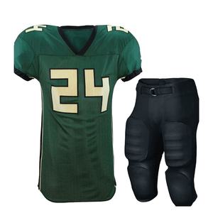 Conjunto de uniforme de fútbol americano personalizado de alta calidad para adultos de bajo costo, la mejor ropa deportiva transpirable de talla grande hecha en Pakistán - Product Image 1