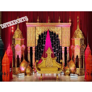 เวทีรับทองงานแต่งงานของชาวฮินดูของตกแต่งเวทีการต้อนรับแบบมุสลิม nikah - Product Image 1