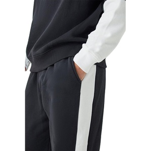 เสื้อแทรคสูทคอปกผู้ชายแบบสวมหัว OEM ปี 2026 คุณภาพสูง ขายส่ง สตรีทแวร์ ดีไซน์แบบแผง ระบายอากาศได้ดี ผ้าฝ้าย 100% สำหรับฤดูใบไม้ผลิ - Product Image 6