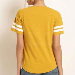 Camiseta de Algodón para Mujer, Informal, para Verano, Tela Suave, Camiseta Estampada para Chicas, Moda Diaria - Product Image 2