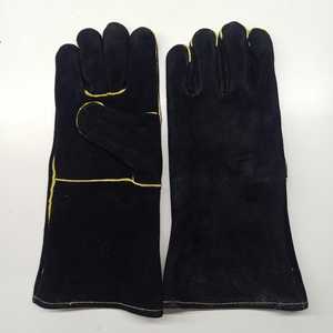 Los mejores guantes de seguridad industrial para trabajo al aire libre, piel de vaca blanca, cuero dividido, características antideslizantes y antiimpacto, resistencia al calor - Product Image 5