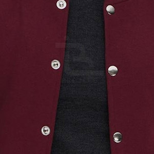Vestes Varsity d'hiver pour hommes personnalisées respirantes col montant avant logo nouveauté vente en gros - Product Image 6
