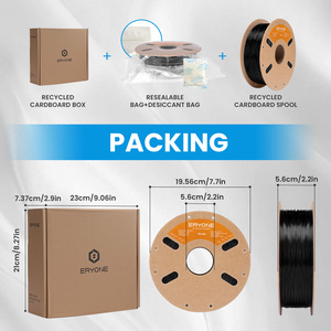 Filament <span class=keywords><strong>TPU</strong></span> flexible noir <span class=keywords><strong>ERYONE</strong></span> 85A, plastiques <span class=keywords><strong>TPU</strong></span> 1,75 mm 1 kg, plastiques souples pour impression 3D, impression de coques de pneus - Product Image 5