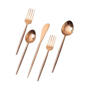 Ensemble de couverts en métal personnalisés de meilleure qualité pour la maison fournitures de restaurant vaisselle décoration restauration ensembles de couverts de service - Product Image 6