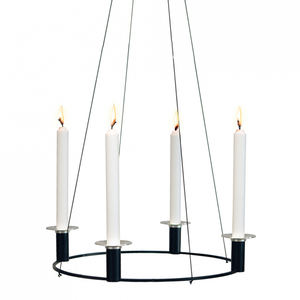 Bougeoir d'intérieur de noël en fer forgé - Product Image 3