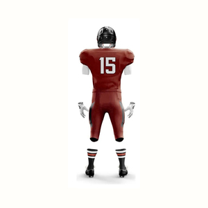 Uniforme de football américain unisexe, taille XL, personnalisable pour adultes, impression numérique, respirant, tissu sergé, 100% polyester, équipe personnalisée - Product Image 3