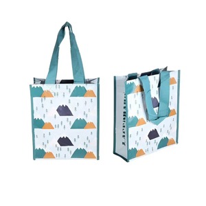 ถุงผ้า PP แบบทนทานปรับแต่งได้บรรจุภัณฑ์กันความชื้นที่เป็นมิตรกับสิ่งแวดล้อมสำหรับการช็อปปิ้งและการค้าปลีกอุตสาหกรรม - Product Image 1