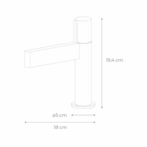 Zenit K2O Single-Lever Stainless Steel <b>Basin</b> Tap Stylish and Durable Product for Your Home or Office - Product Image 4