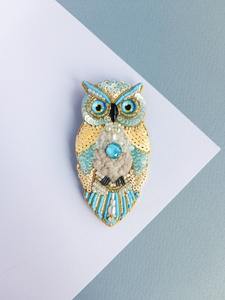 Abalorio y llavero bordado de mansión con cuentas de lujo de alta calidad hecho a mano con elegante declaración personalizada con cuentas de semillas de la India - Product Image 2