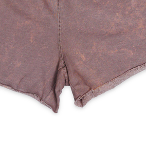 Shorts streetwear personnalisés pour femmes, lavage minéral, respirant, écologique, 100% coton, 240 GSM, anti-rétrécissement - Product Image 2