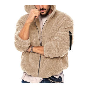 Sweat à capuche Sherpa en molleton léger pour hommes Style de rue tendance Meilleur prix pour vêtements de plein air Fabriqué au Pakistan - Product Image 1