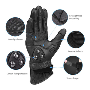 Prix d'usine Écran tactile Protection complète des doigts Gants de moto Gants de course de moto antidérapants - Product Image 5