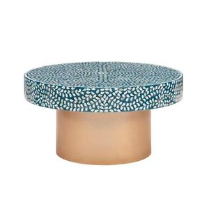 Mesa de centro de sala de estar moderna Premium, decoración artística de madreperla para el hogar, estilo atemporal - Product Image 6