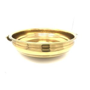 Vente en gros de bol de forme ronde décoratif moderne et élégant en laiton Urlis or mat fini martelé design élégant pour mariage - Product Image 5