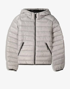 แจ็กเก็ตขนเป็ดมีฮู้ดของผู้ชาย, แจ็กเก็ตกันน้ำออกแบบบุนวมสำหรับผู้ชายน้ำหนักเบาและอบอุ่นเหมาะสำหรับสวมใส่กลางแจ้ง - Product Image 5