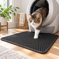 Kit d'entretien automatique pour litière de chat compatible avec Litter-Robot 5 et 5 Pro avec doublures, filtres et tapis