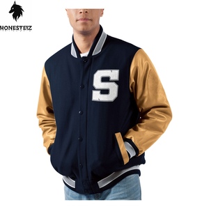 Veste universitaire décontractée à séchage rapide de haute qualité pour hommes, col montant personnalisé, Style automne-hiver, livraison en gros - Product Image 4