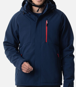 Nouvelle veste coupe-vent Softshell à la mode pour hommes veste d'aventure à capuche légère et respirante avec logo personnalisé - Product Image 1