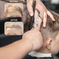 Ensemble de ciseaux professionnels pour couper et effiler les cheveux, en acier inoxydable, ciseaux de barbier et de salon de coiffure avec réglage