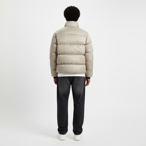 Hot Selling Men's Winter Puffer <b>Jacket</b> Canvas <b>Waterproof</b> Breathable Hooded Outdoor <b>Warm</b> Custom Logo High Street Style - Product Image 4