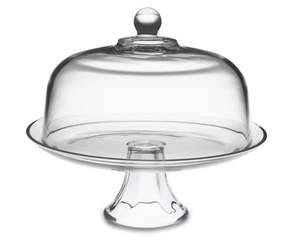Classic Design Glass <b>Cake</b> <b>Stand</b> With <b>Dome</b> For Traditional Kitchen Decor Enhancing Sweet Serving Style - Product Image 5
