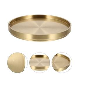 Sous-verre en cuivre martelé sous-verre en or rose nouveau design sous-verre en cuivre Design simple et classique accessoires de cuisine et de table - Product Image 2