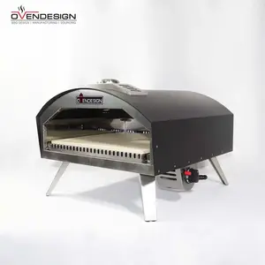 用于户外烹饪和活动的高性能便携式16英寸燃气灶顶部披萨烤箱阳台披萨烤箱