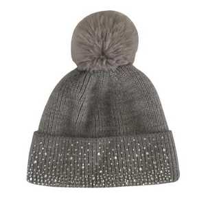 Black Lining Winter famous Hat Custom Cuff Ribbed Blank Merino wool winter Knitted Beanie Hat Custom warm <b>For</b> Unisex Cap - Product Image 4