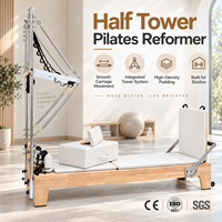 2026 Studio Reformer : Ensemble de gym à domicile multifonctionnel de haute qualité en érable avec demi-tourneuse pour Pilates