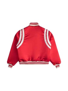 Manufacturer <b>Mens</b> Satin <b>Bomber</b> <b>Jacket</b> High Quality Standard Baseball Winter <b>Varsity</b> <b>Jacket</b> Fashionable Satin <b>Varsity</b> <b>Jacket</b> - Product Image 2