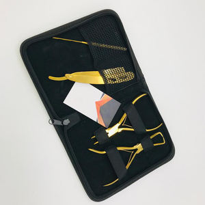 Alicate de Acero Inoxidable para Extensiones de Cabello, Tijeras de Ganchillo, Juego de Agujas Plateadas - Product Image 4